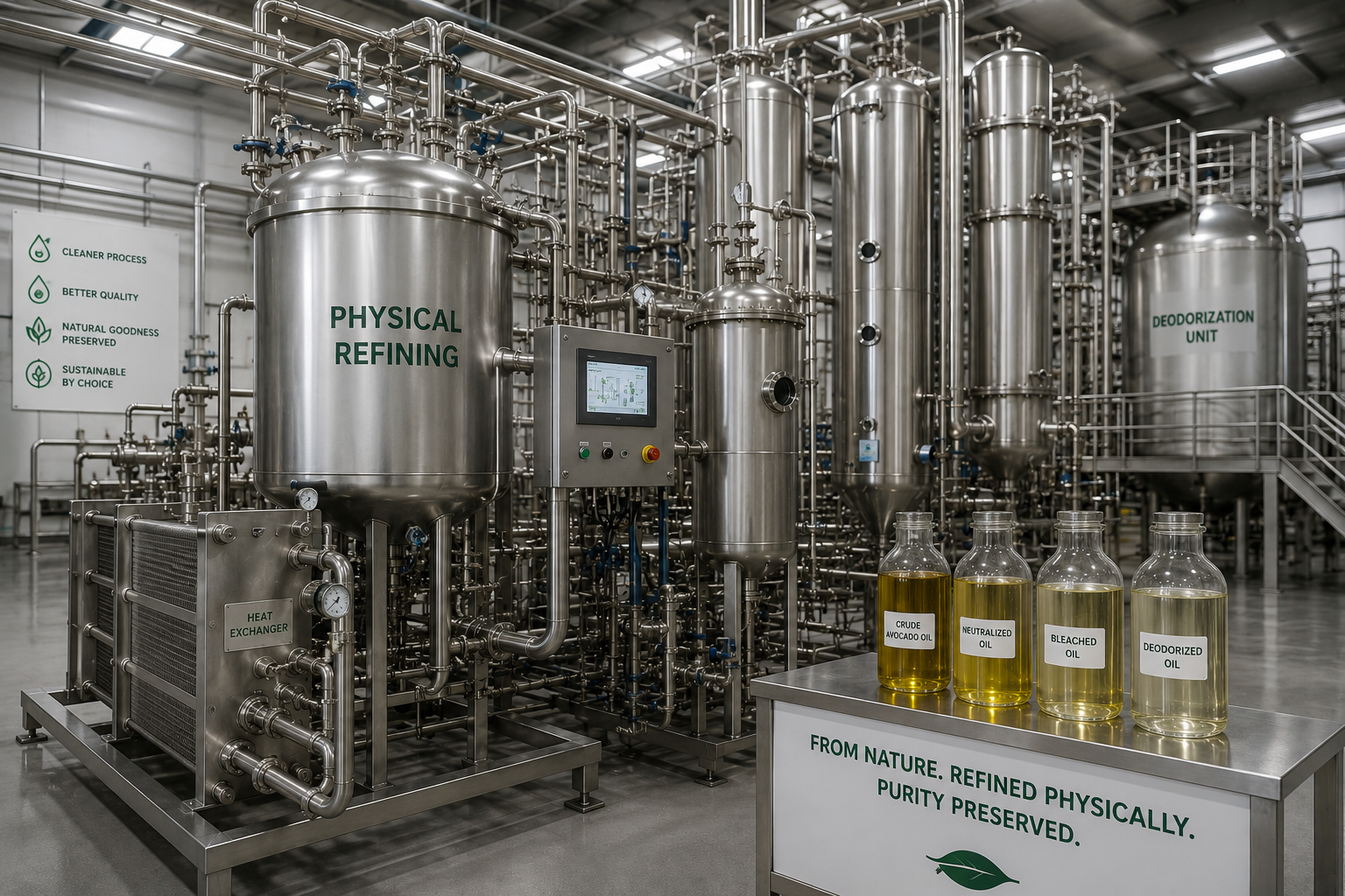 Physical refining
